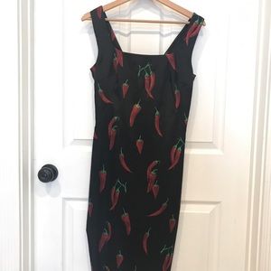 D & G red hot chili dress
